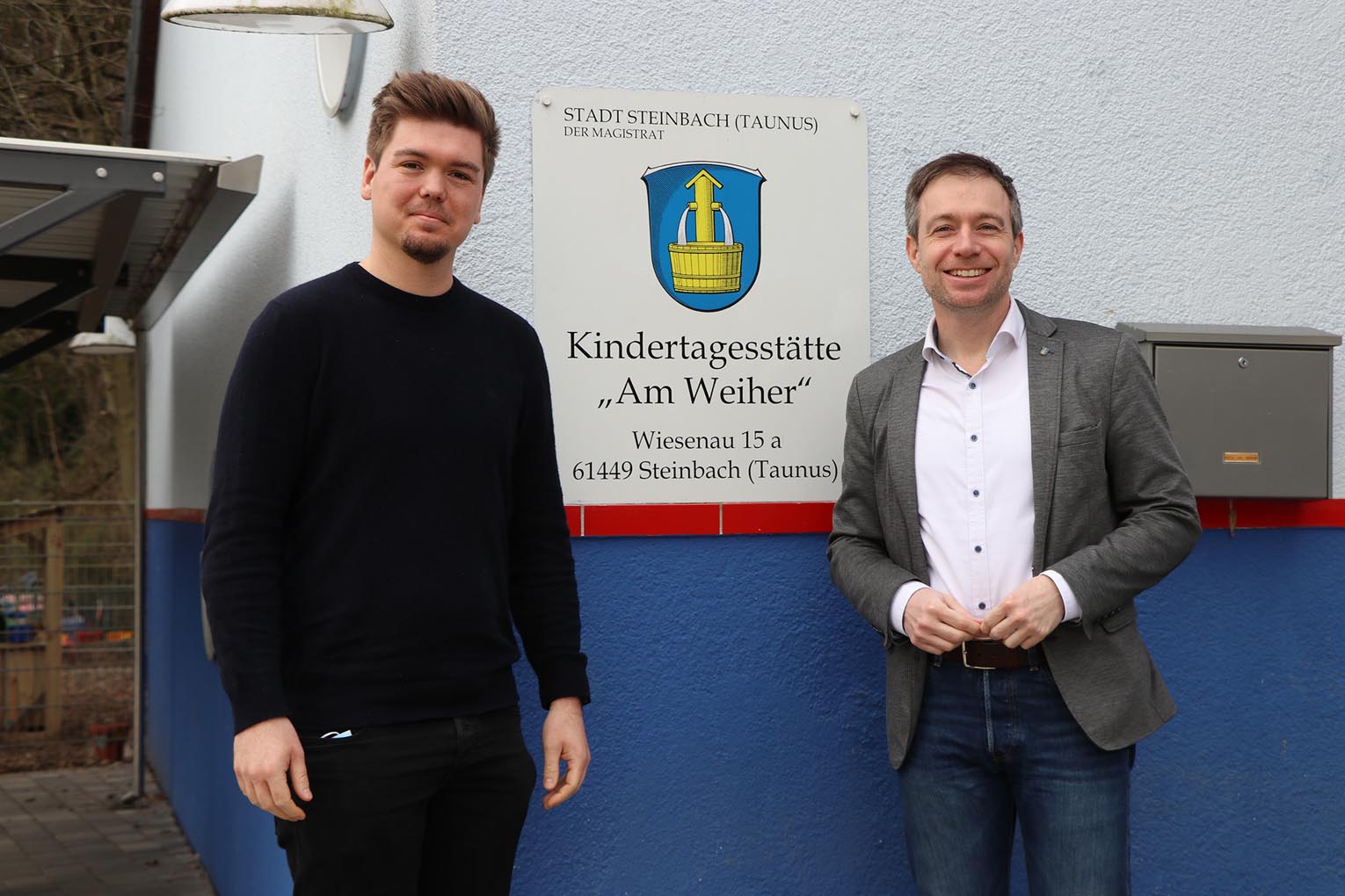 Read more about the article Steinbach: Fabian Siehler ist neuer Leiter der Kita „Am Weiher“