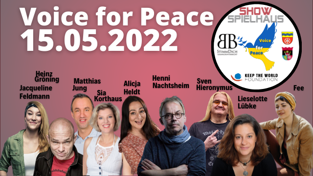 Read more about the article Hofheim: Voice for Peace am 15. Mai – Hilfe für die Ukraine