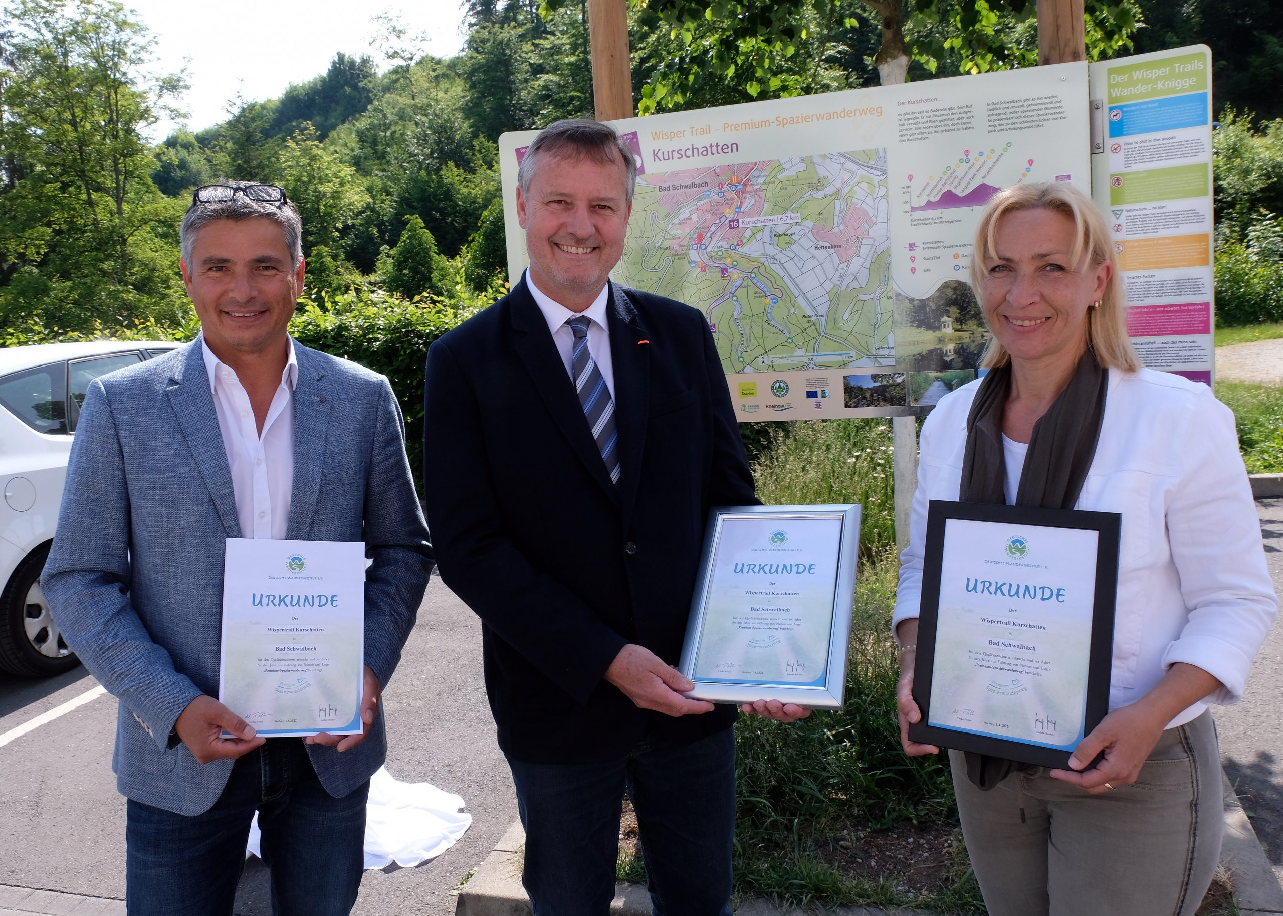 Read more about the article Bad Schwalbach: Wisper Trail – Premium Spazierwanderweg „Kurschatten“ zertifiziert