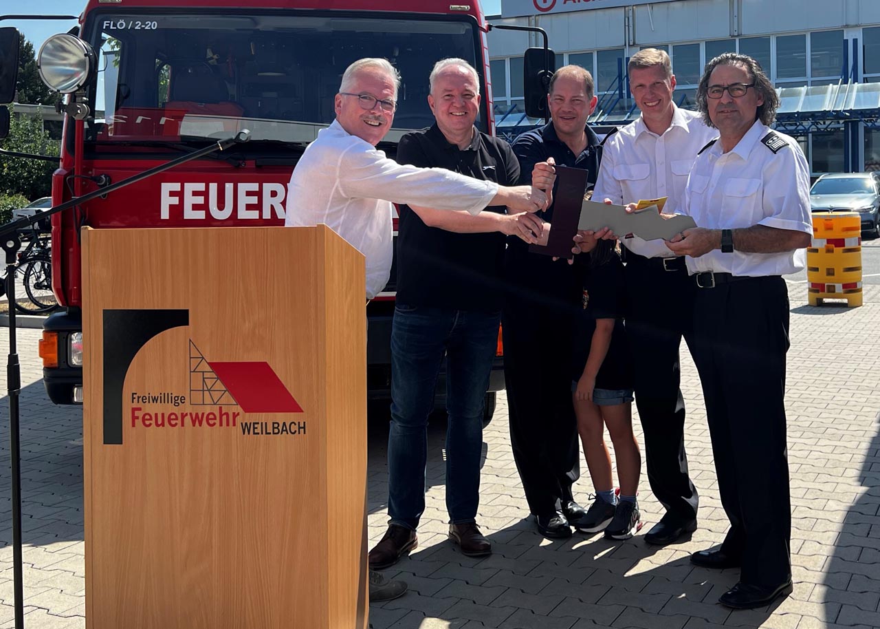 Read more about the article Flörsheim: Neues Löschfahrzeug für die Feuerwehr Weilbach