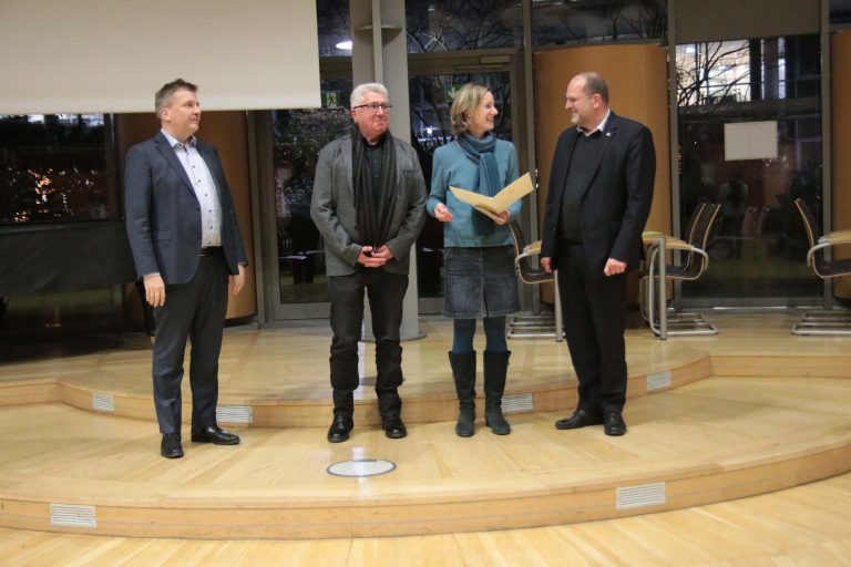 Von links: Ulrich Krebs, Heinz Jungmann, Christine Greve und Thorsten Schorr.
