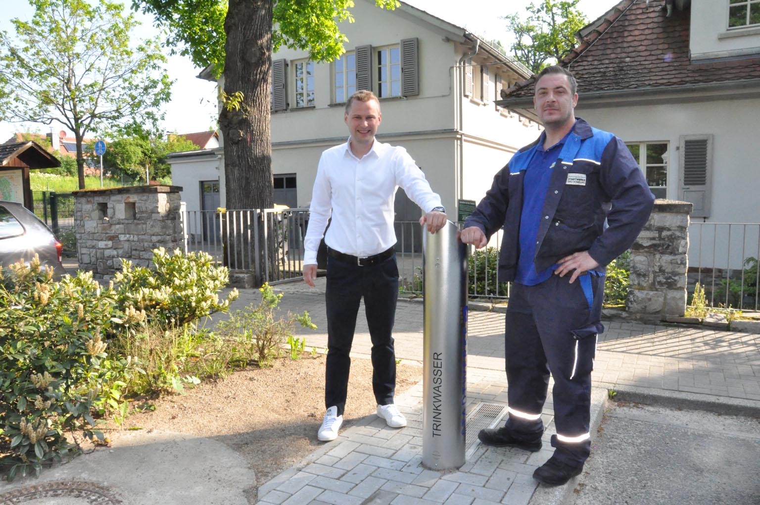 Read more about the article Bad Homburg: Am Waldfriedhof steht ein neuer Trinkwasserbrunnen
