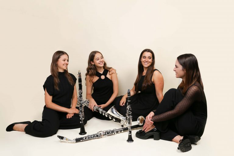 Das Klarinettenensemble Liv Quartett. - Foto: Fotostudio 111