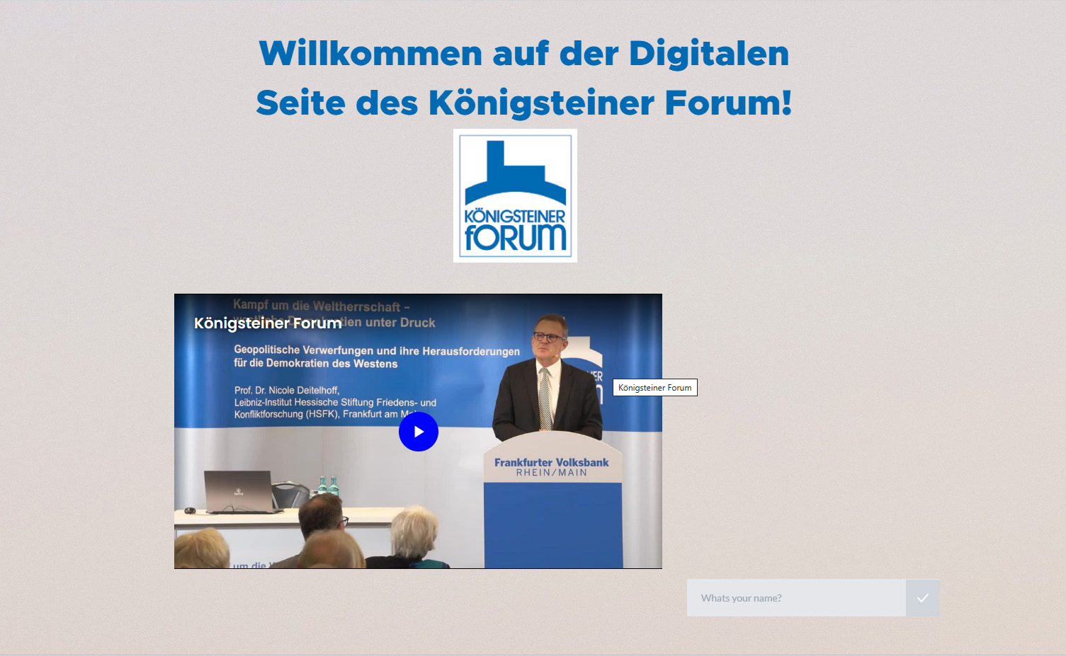 Read more about the article Königstein: Königsteiner Forum – Rückblick auf 2023 und Ausblick auf 2024