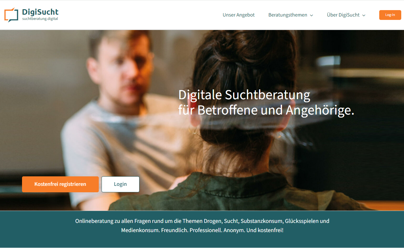 Read more about the article Hessen: Digitale Suchtberatung – Gemeinsame Finanzierung der Länder ermöglicht Weiterbetrieb und -entwicklung der Plattform „DigiSucht“