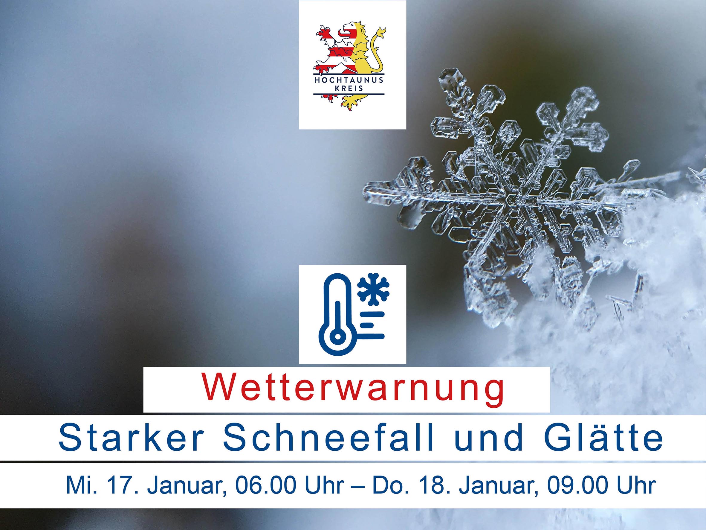 Read more about the article HTK: Warnung vor Winterwetter und Glatteisgefahr