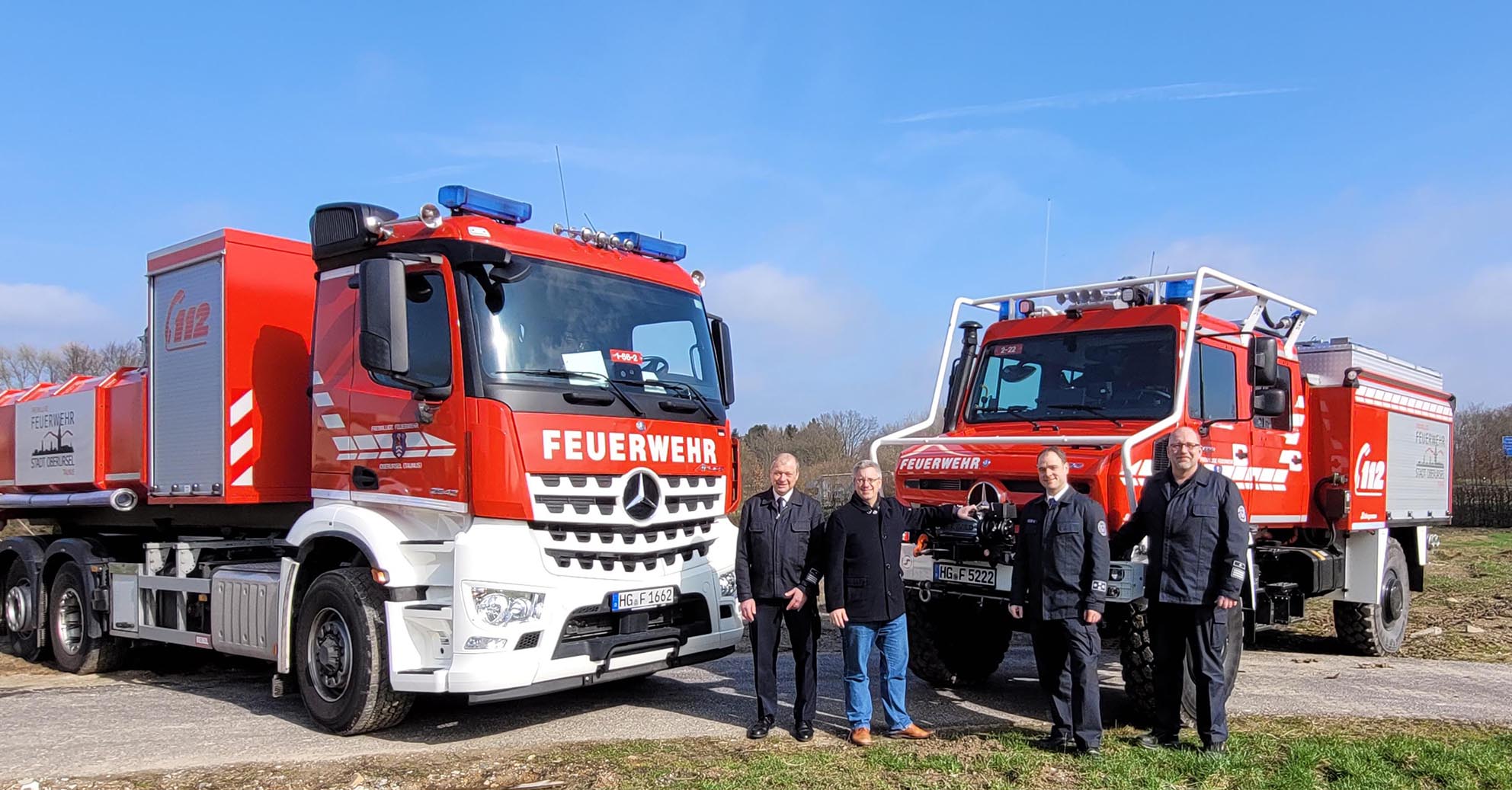 Read more about the article Oberursel: Zwei Spezialfahrzeuge ergänzen den Fahrzeugpark – Feuerwehr gut gerüstet für die Waldbrandsaison