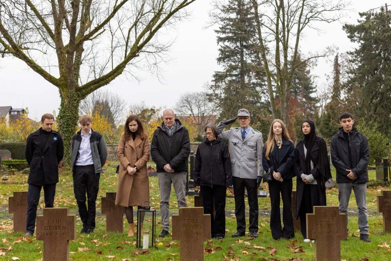 Volkstrauertag in Oberursel. - Foto: Magdalena Naumann