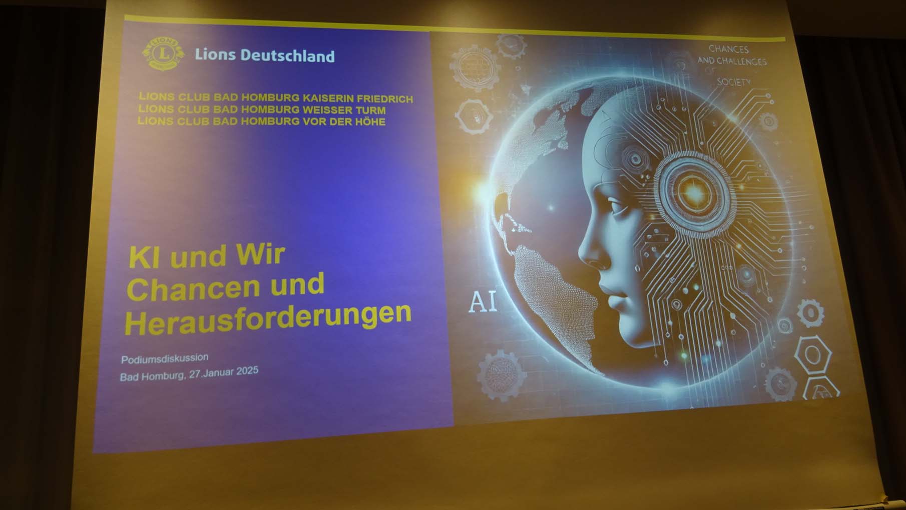 Mehr über den Artikel erfahren Bad Homburg: Lions-Podiumsdiskussion zu „KI und Wir“