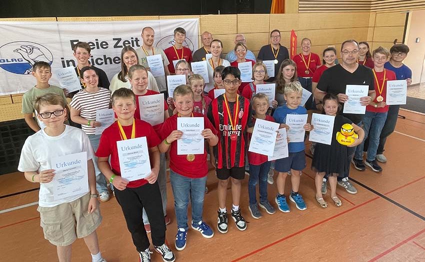 Bei den Vereinsmeisterschaften bekamen 1. bis 3. Plätze eine Urkunde und Medaillen. - Foto: Privat