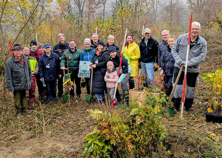 Mehr über den Artikel erfahren Hofheim: Bürgerbaumpflanzaktion – 10.000 neue Bäume sind jetzt im Boden