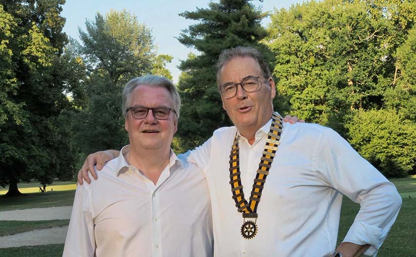 Mehr über den Artikel erfahren Bad Homburg: Amtsübergabe beim Rotary Club Bad Homburg-Kurpark – Andreas van Loon folgt auf Christoph Maas