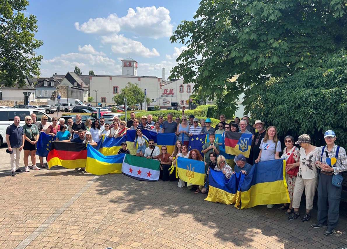 Mehr über den Artikel erfahren Eltville: Freiheit braucht Mut – 65. Mahnwache für die Ukraine