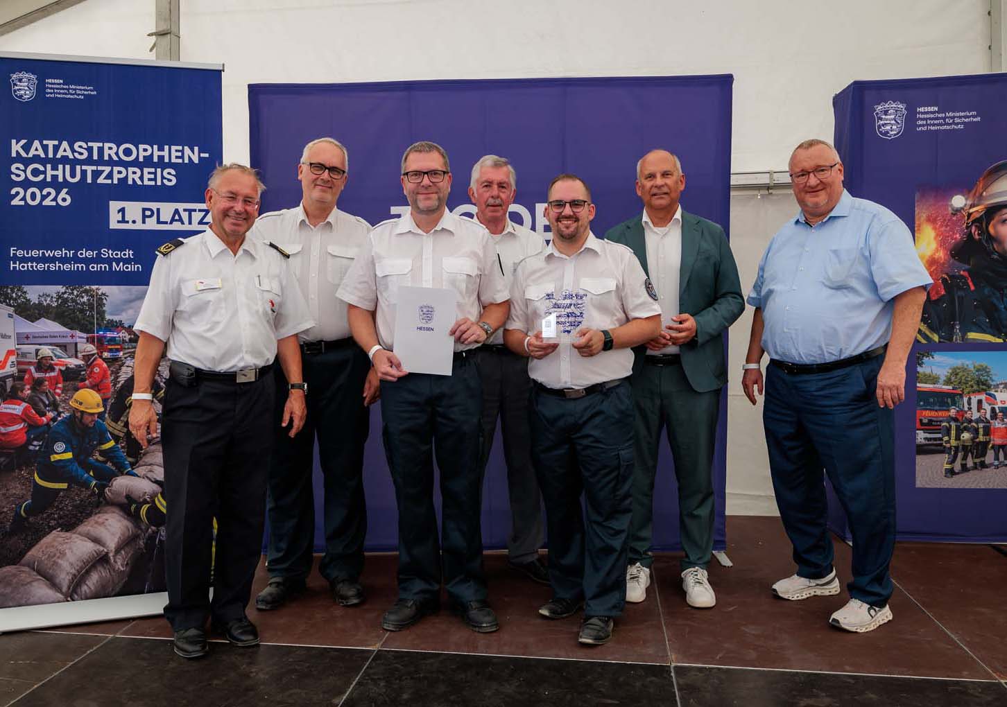 Mehr über den Artikel erfahren Hattersheim: Hessischer Katastrophenschutzpreis – Info-Kampagne „Bist Du bereit für den Notfall?“ erreicht den ersten Platz