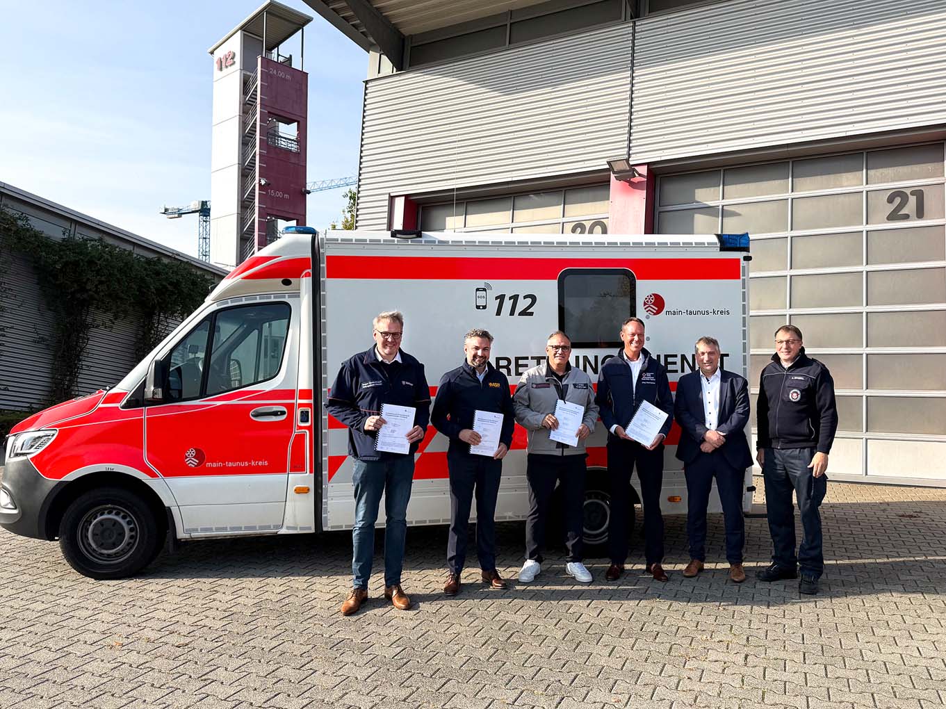 Mehr über den Artikel erfahren MTK: Rettungsdienst-Versorgung gesichert – Kreis vergibt Auftrag an Hilfsorganisationen für weitere fünf Jahre